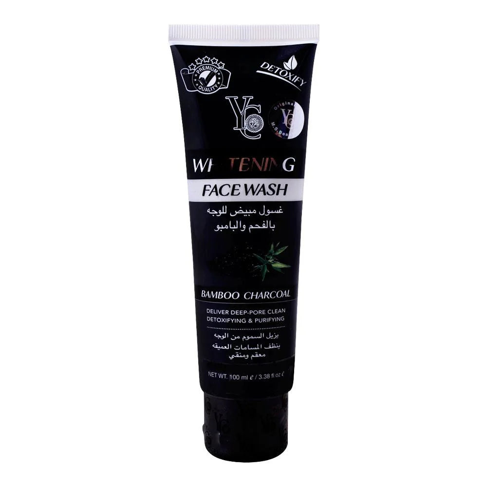 YC Whitening Bamboo Charcoal Face Wash - 100ml YC