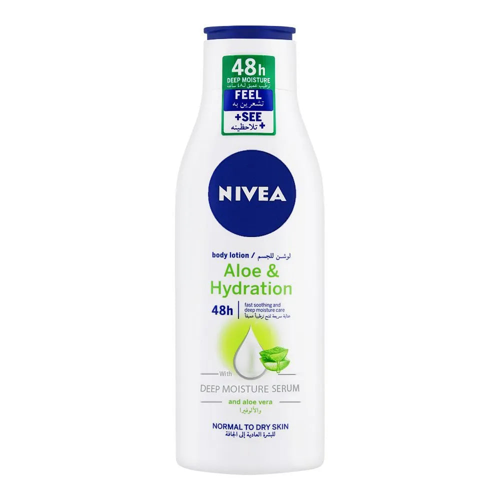 NIVEA 48H Aloe & Hydration Body Lotion with Deep Moisture Serum Nivea