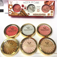 Miss Rose Highlighter - 6 Pcs Miss Rose