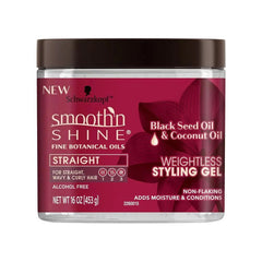 Schwarzkopf Smooth'n Shine Weightless Styling Gel - 453g Schwarzkopf