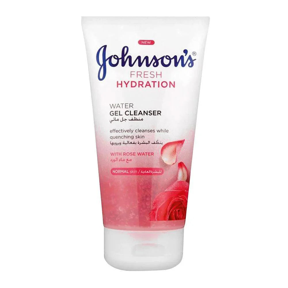 Johnson's Fresh Hydration Water Gel Cleanser, With Rose Water, Normal Skin, 150ml Johnson's