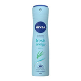 Nivea 48H Fresh Energy Quick Dry Anti-Perspirant Deodorant Body Spray, For Women - 150ml Nivea