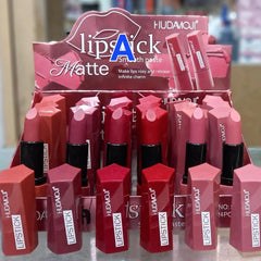 6 Pcs Huda Moji Matte Lipstick Huda Moji