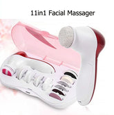 11 in 1 Face Deep Cleanser Callus Remover & Massager Set Cosmia.pk