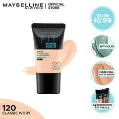 Original Maybelline - Fit Me Liquid Foundation Matte & Poreless Mini Tube Maybelline