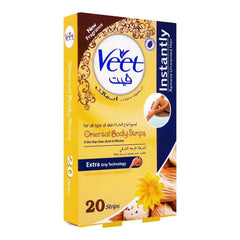 Veet Oriental Sunflower & Almond Oil Body Strips, 20-Pack Veet