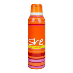 She Is Happy Deodorant Spray, For Women, 200ml She