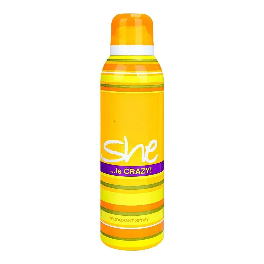 She Is Crazy Deodorant Spray, For Women, 200ml She