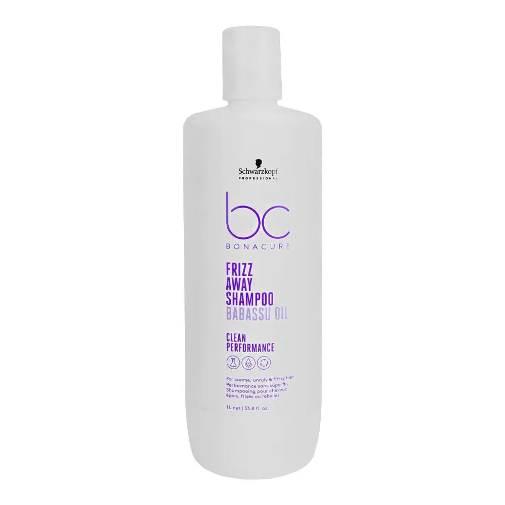 Schwarzkopf BC Bonacure Frizz Away Shampoo with Babassu Oil – 1L Schwarzkopf