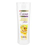 Clear Advanced Anti-Dandruff & Anti-Hair fall Shampoo, 10XSuper Vitamin, For Fuller Looking Hair, 300ml Clear