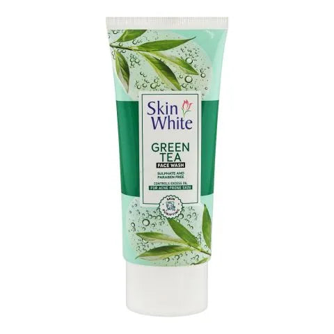 Skin White Green Tea Face Wash – 100g Skin White