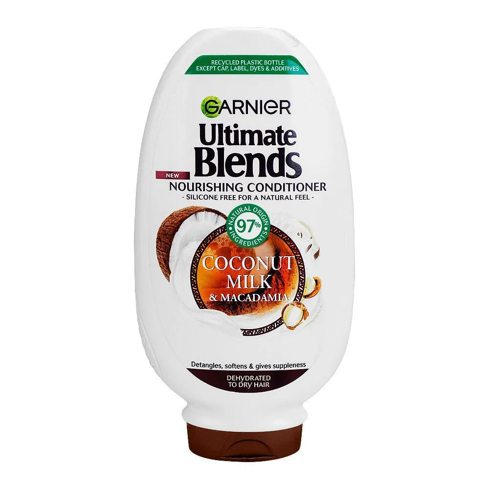 Garnier Ultimate Blends Coconut Milk & Macadamia Conditioner - 400ml Garnier