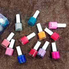 12 Pcs Peel Off Nail Polish Cosmia.pk