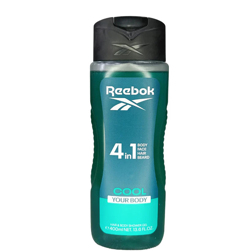 Reebok 4 in 1 Hair & Body Shower Gel Cool Your Body Reebok
