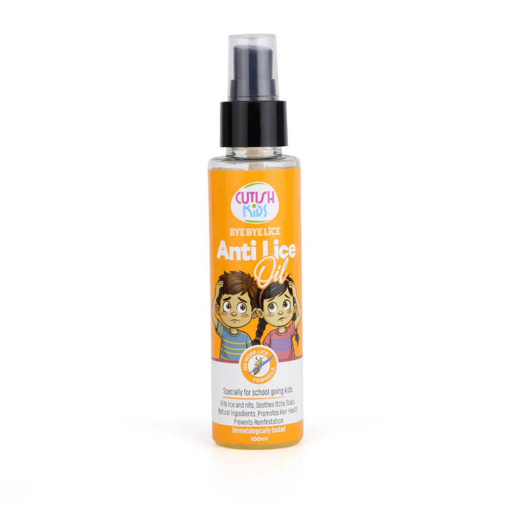 Cutish Anti Lice Hair Oil for Kids - 100ml Cutish