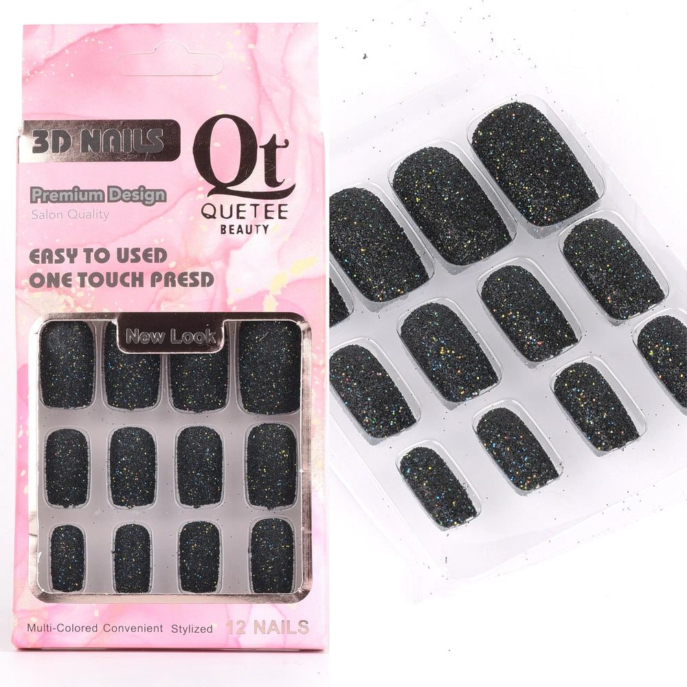Quetee Beauty 3D Nails Premium Design Thirteen Quetee