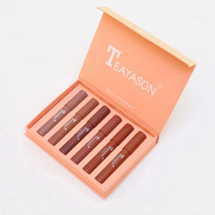 Set of 6 Teayason Nude Lipsticks Teayason