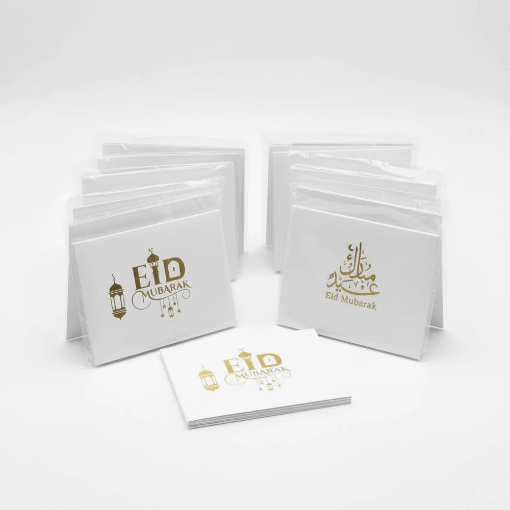 Eid Mubarak Foil Envelope - Pack of 10 Cosmia.pk