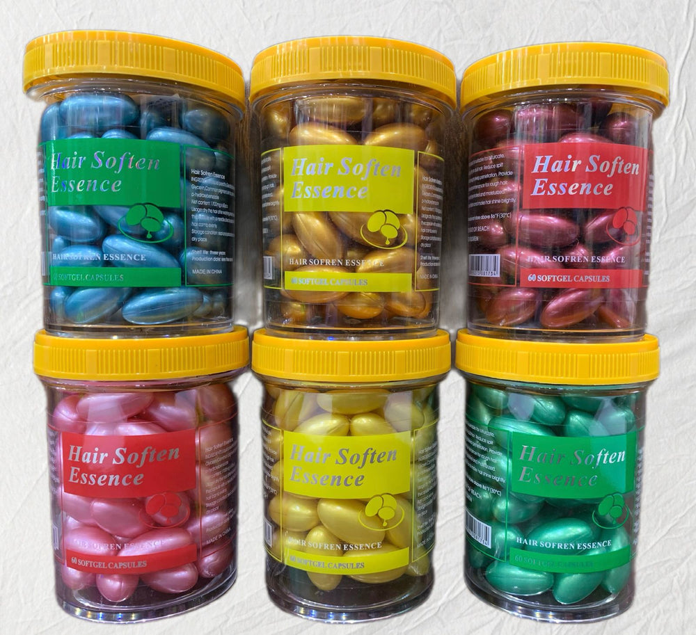 Hair Soften Essence Soft gel Capsules - 60 Pcs Cosmia.pk