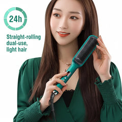 909 LED Hair Straightening Brush Cosmia.pk