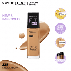 Maybelline New York Fitme Dewy & Smooth Liquid Foundation Maybelline