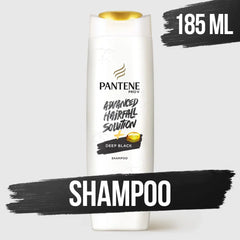 Pantene Anti Hairfall Deep Black Shampoo - 185ml Pantene