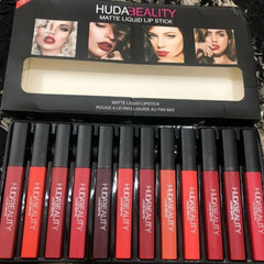 Huda Beauty Matte Lipgloss Set of 12 Huda Beauty