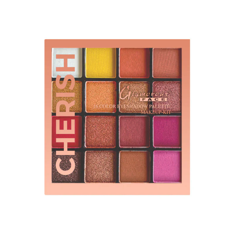 Glamorous Face 16 Color Cherish Eyeshadow Palette Glamorous Face