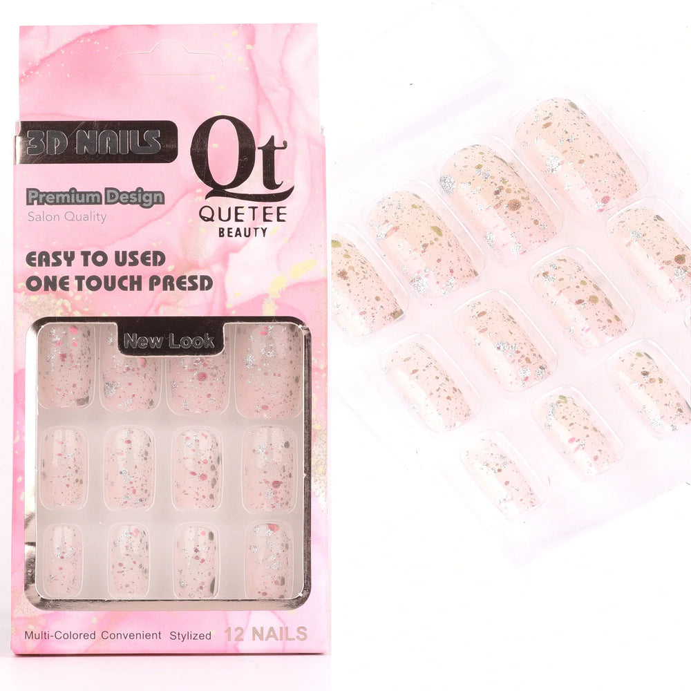 Quetee Beauty 3D Nails Premium Design Sixteen Quetee