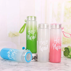 Hello Master Glass Water Bottle - 450ml Cosmia.pk