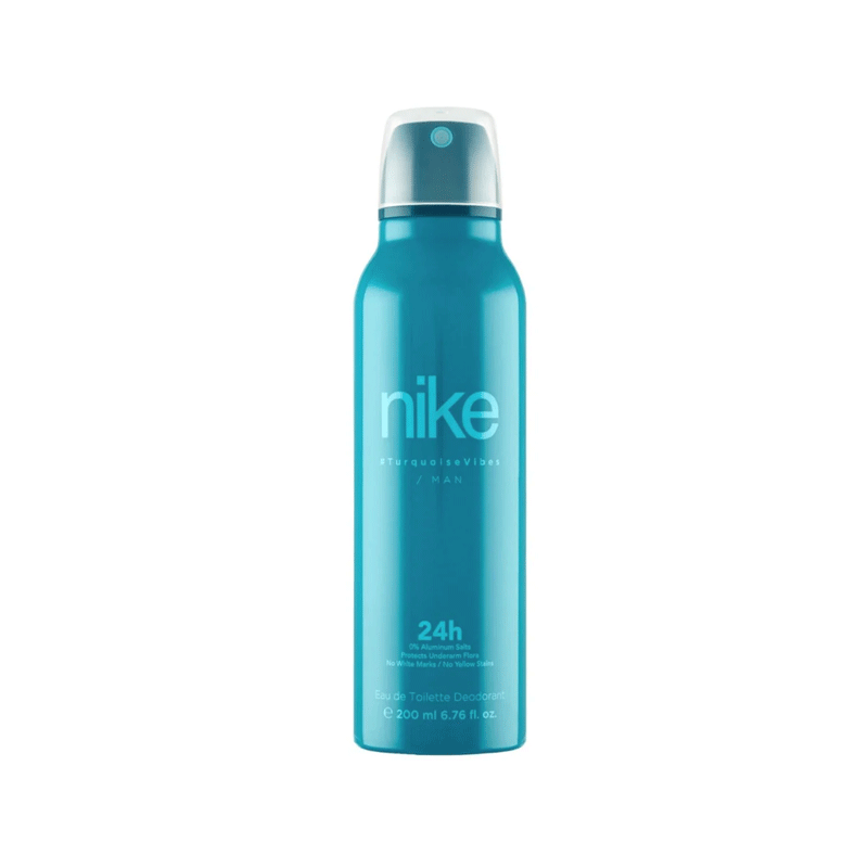 Nike Turquoise Vibes Man 24H Deodorant Body Spray - 200ml Nike