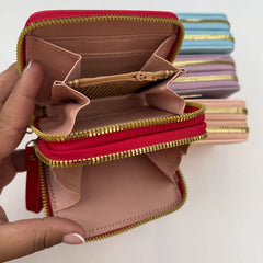 Imported Short Ladies duable zipper Wallets - Each Forever Young