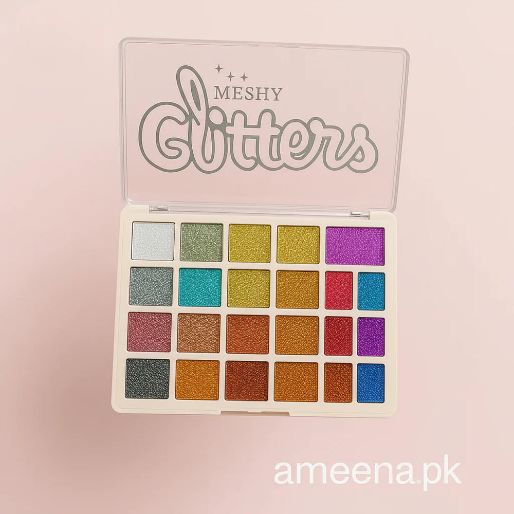 24 Color Glitter Eyeshadow Palette Cosmia.pk