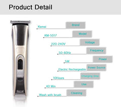 Kemei KM 5017 Original Hair Clipper & Trimmer Kemei