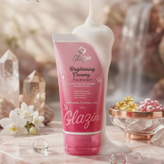 Glazin Brightening Creamy Facewash - 120ml Glazin