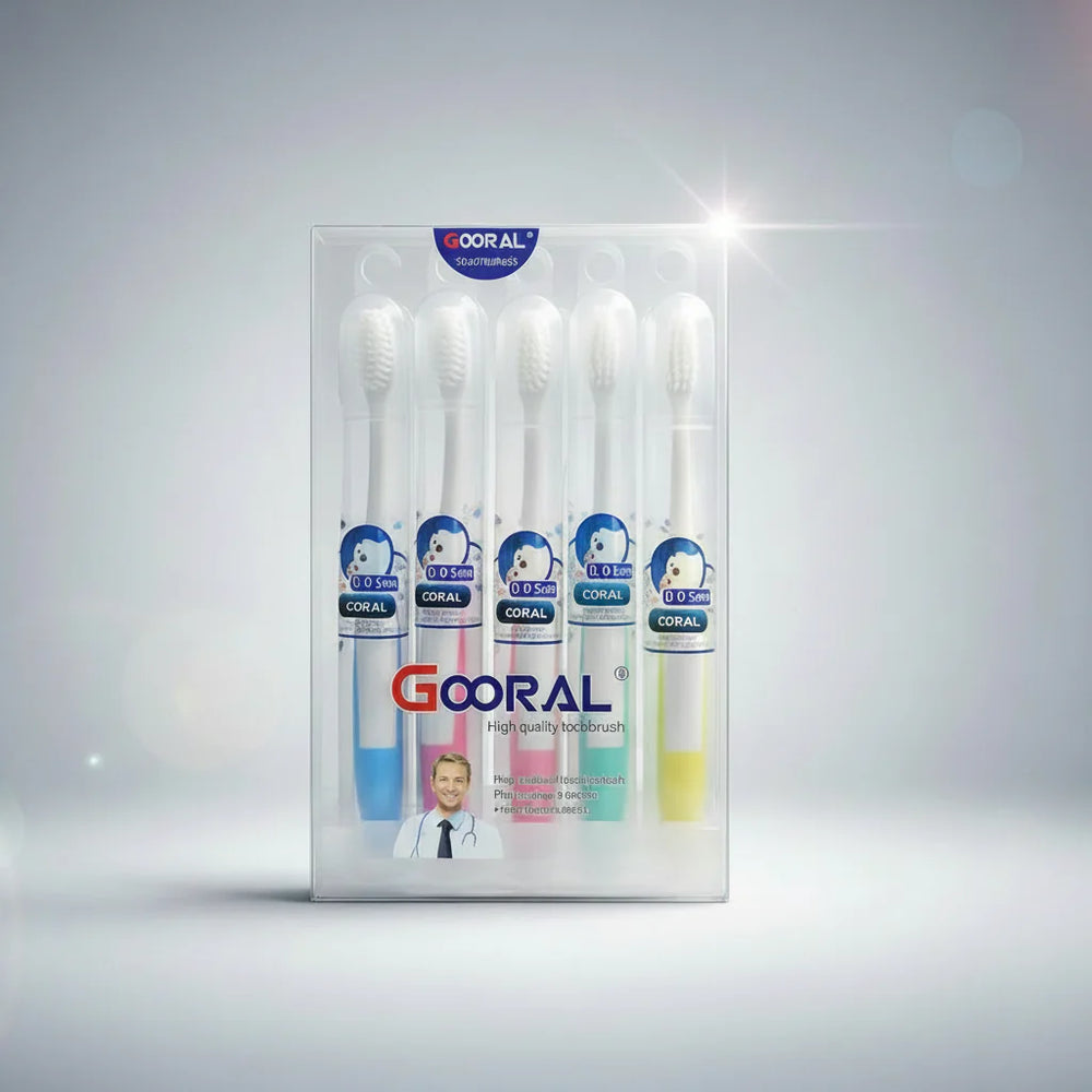 Gooral manual toothbrush ultra-soft 0.01mm nano bristles - Each Gooral