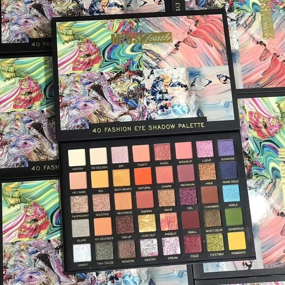 40 Color Miss Touch Eyeshadow Palette Miss Touch