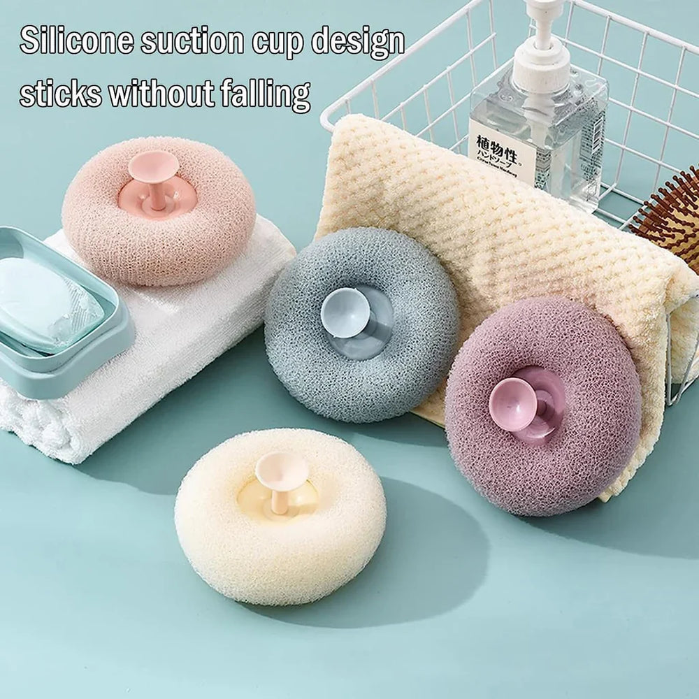 1PC Suction Bath Ball, Sunflower Exfoliating Body Scrubber Cosmia.pk