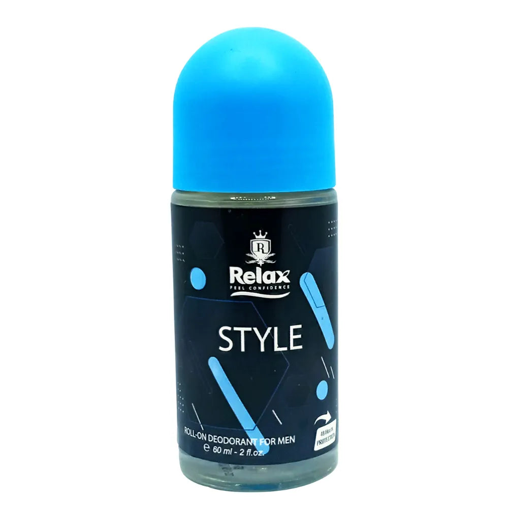 Relax Style Deodorant roll on for Men - 60ml Relax