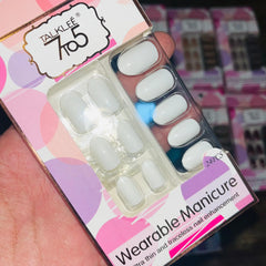 7To5 Talklee Wearable Artifical Nails With Free Stickers Talklee