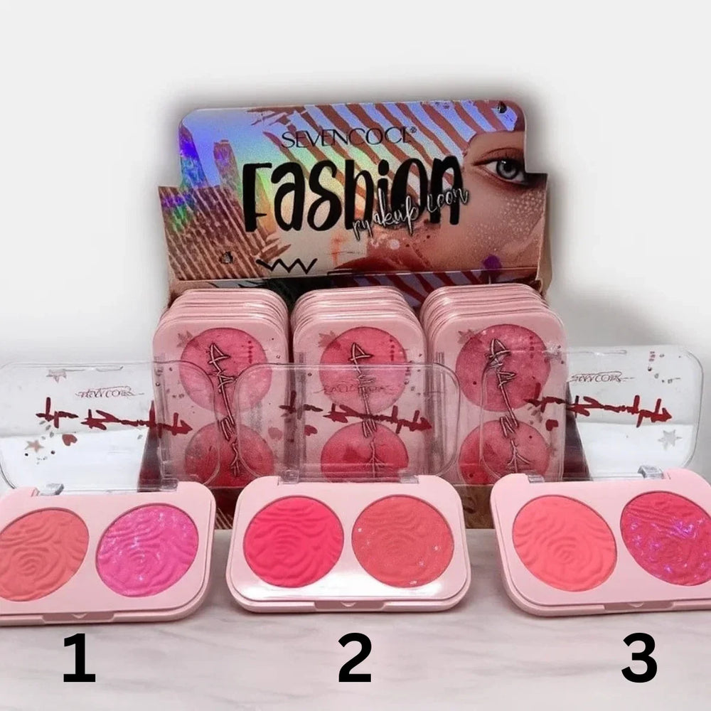 SEVEN COOL 2in1 Matte Blush Palette – Each Seven Cool