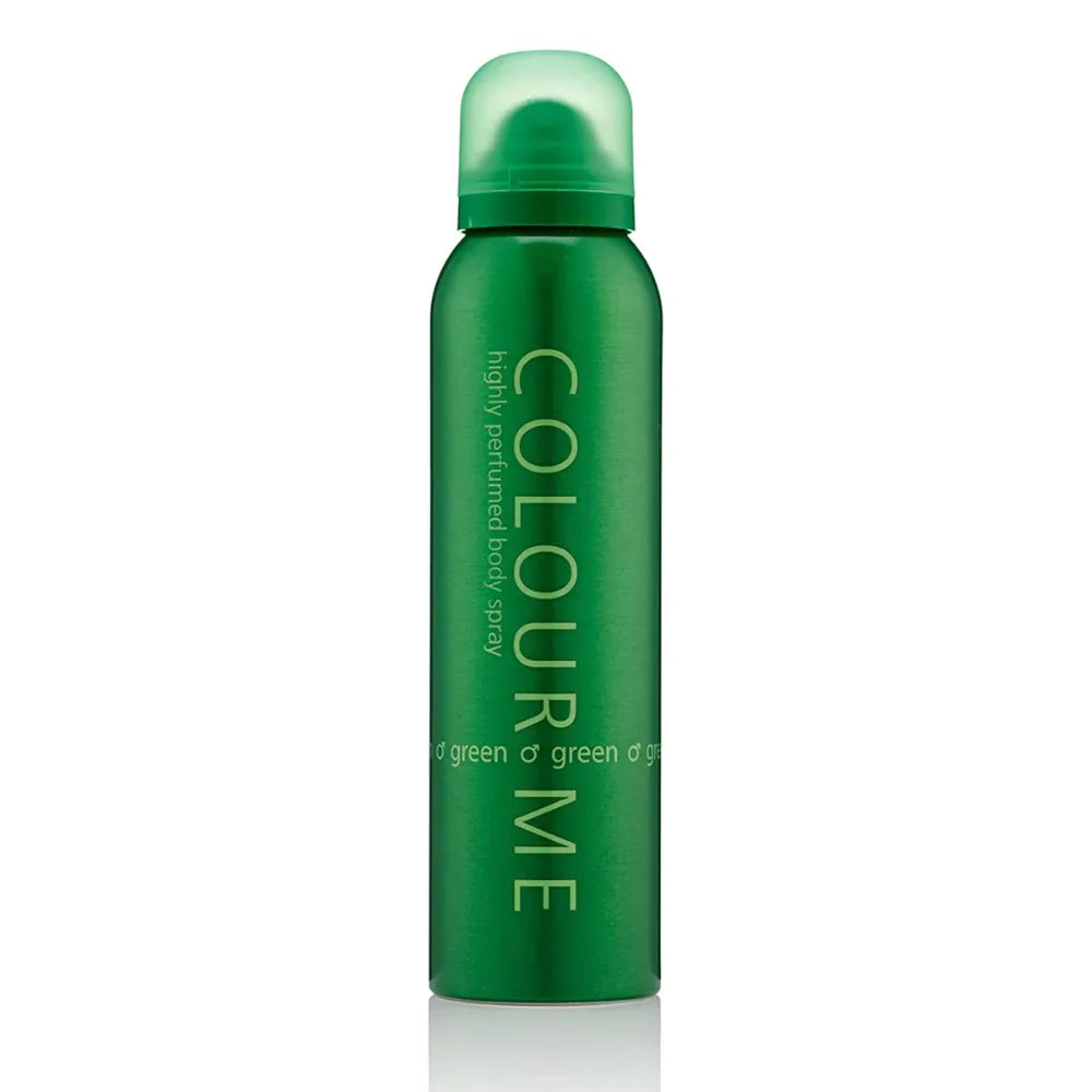 Colour Me Deodorant Spray Green - 150ml Colour Me