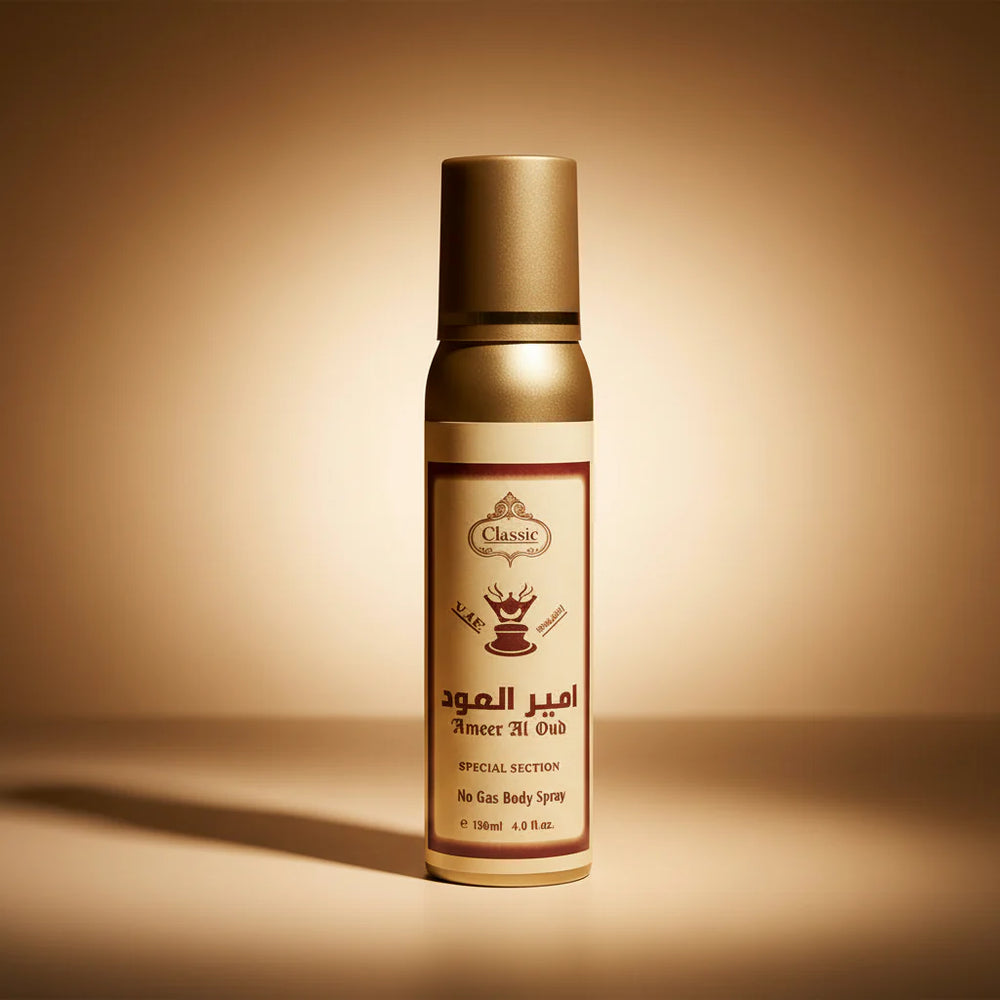 Classic Ameer Al Oud No Gas Body Spray - 120ml Classic