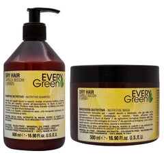 Every Green Dry Hair Nutritive Hair Care 500ml (Made in Italy) Every Green