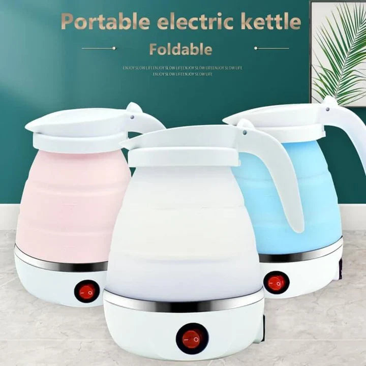 Foldable - Portable Silicone Electric Kettle - 600ml Cosmia.pk
