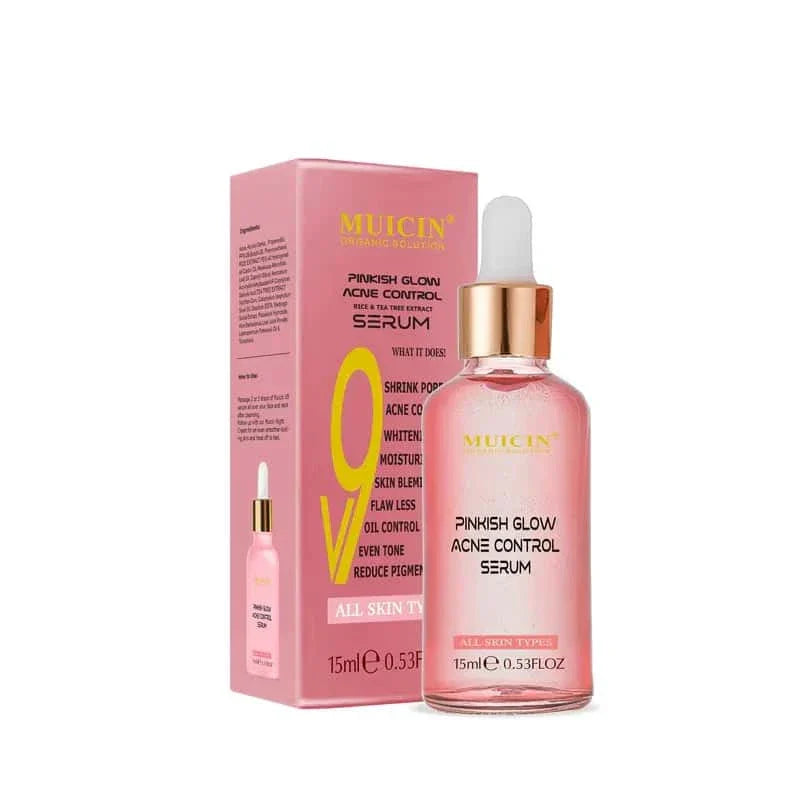 Muicin V9 Pinkish Glow Anti Acne Face Serum – 15ml Muicin