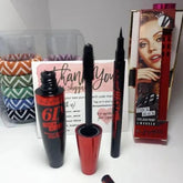 NYF 2in1 6D Thick Black Mascara And Eyeliner In One Box Sets NYF