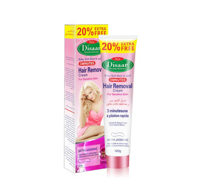 Disaar Depilatory Body Painless Effective Hair Removal Cream - 120g Disaar