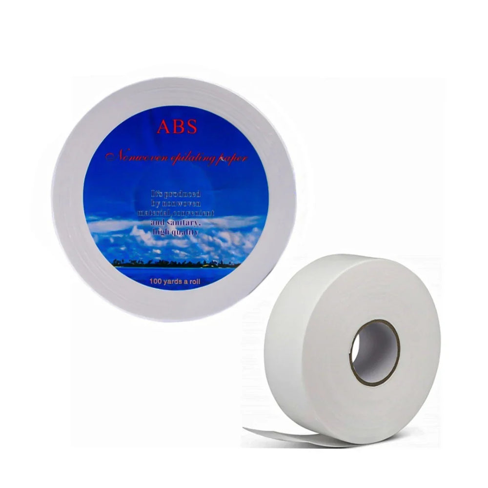 ABS Nonwoven Epilating Paper Wax Roll - 100 yards ABS