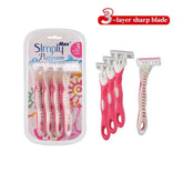 Max Simply Platinum 4pcs Women Shaving Razor Max
